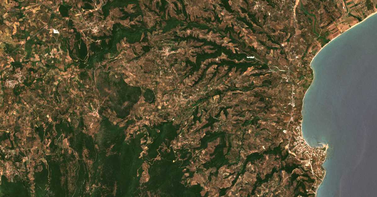 Mapa por satélite de Agía Sotíra