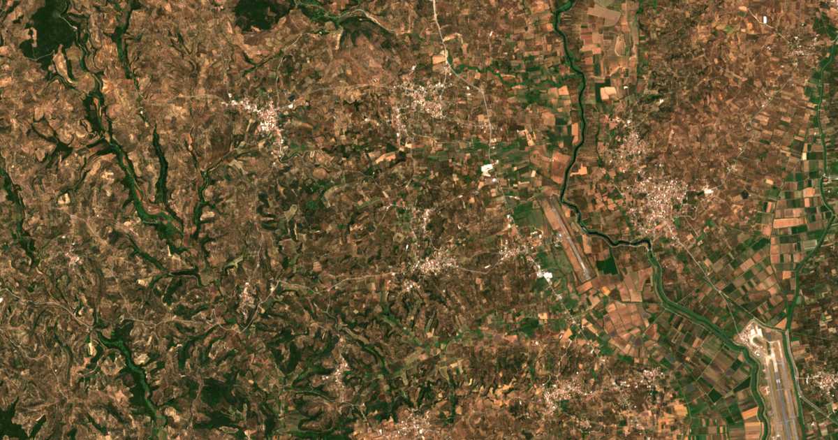 Mapa por satélite de Agriliá