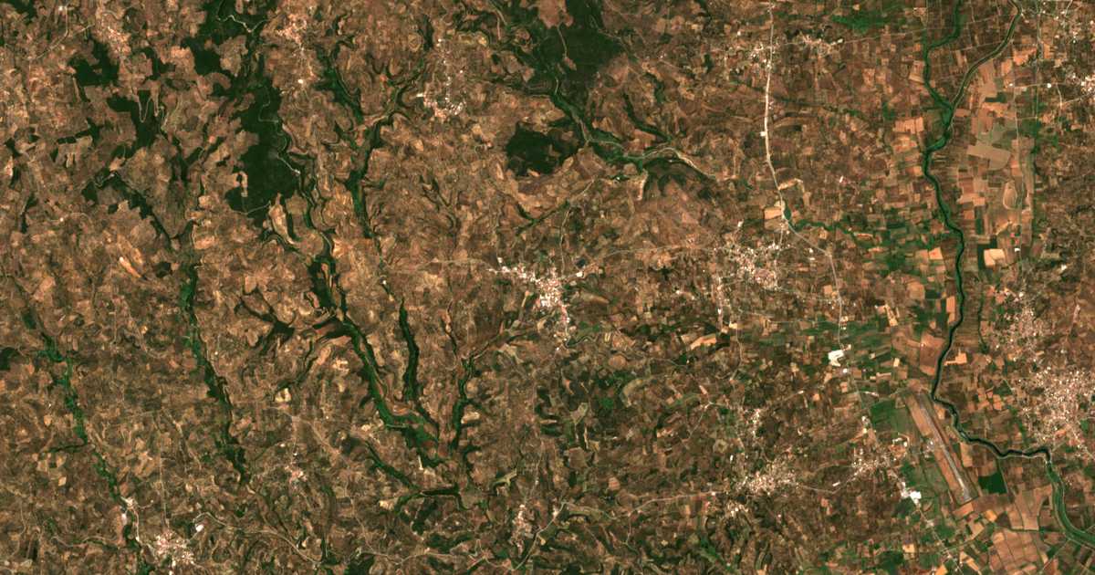 Mapa por satélite de Androúsa