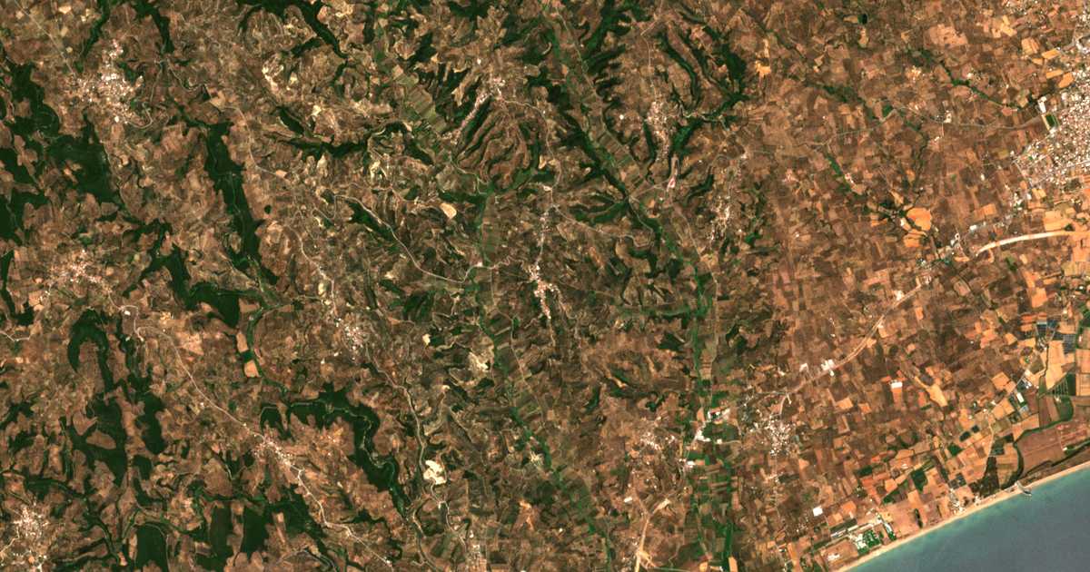 Mapa por satélite de Avramión