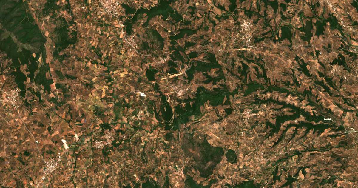 Mapa por satélite de Charavgí