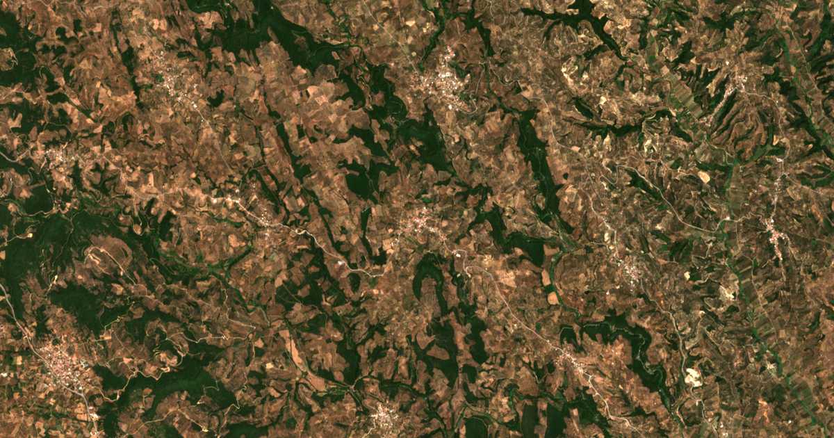 Mapa por satélite de Dáras