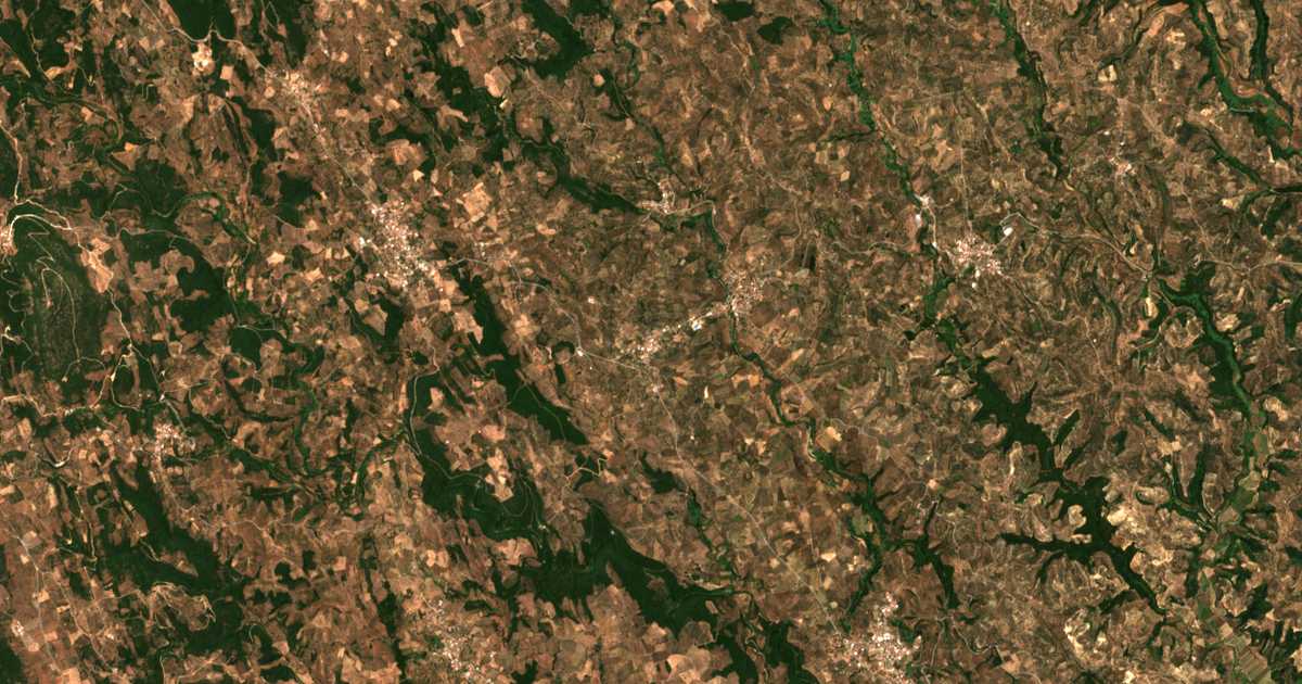 Mapa por satélite de Diódia