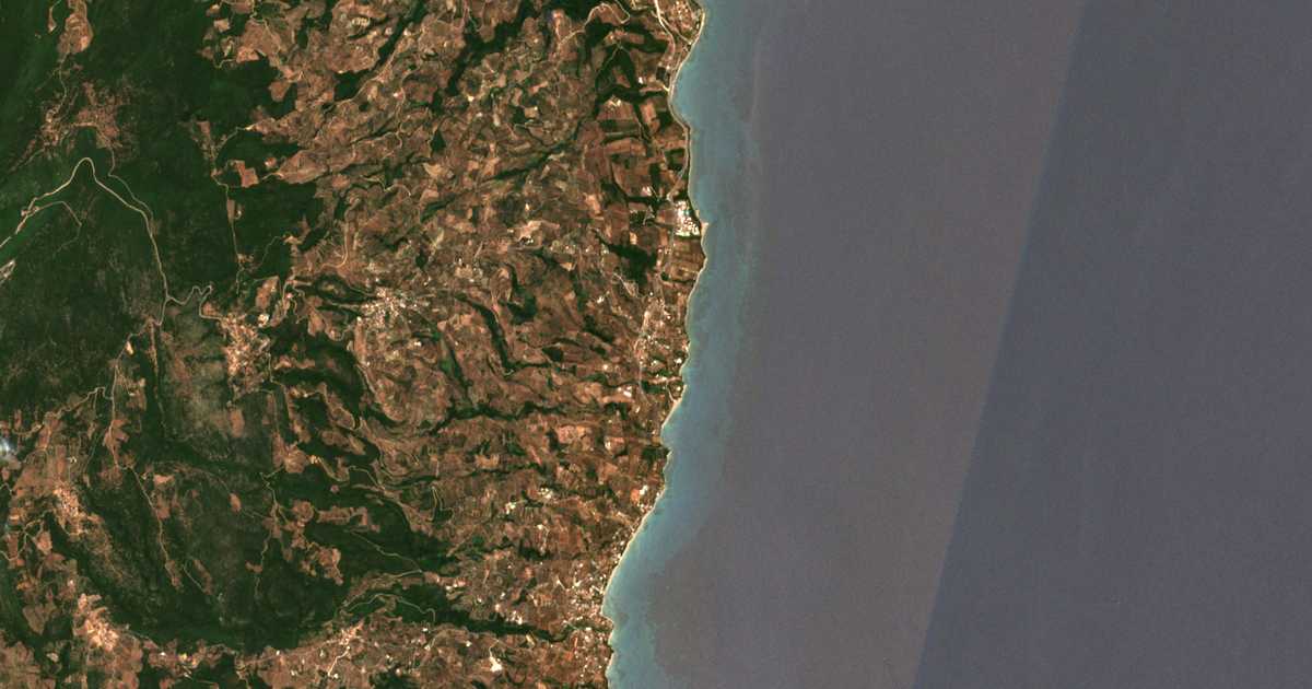 Mapa por satélite de Kalamákion