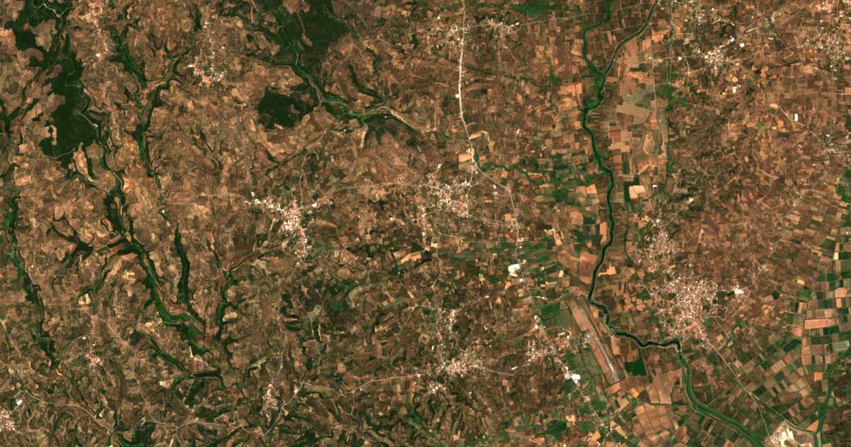 Mapa por satélite de Kalamarás