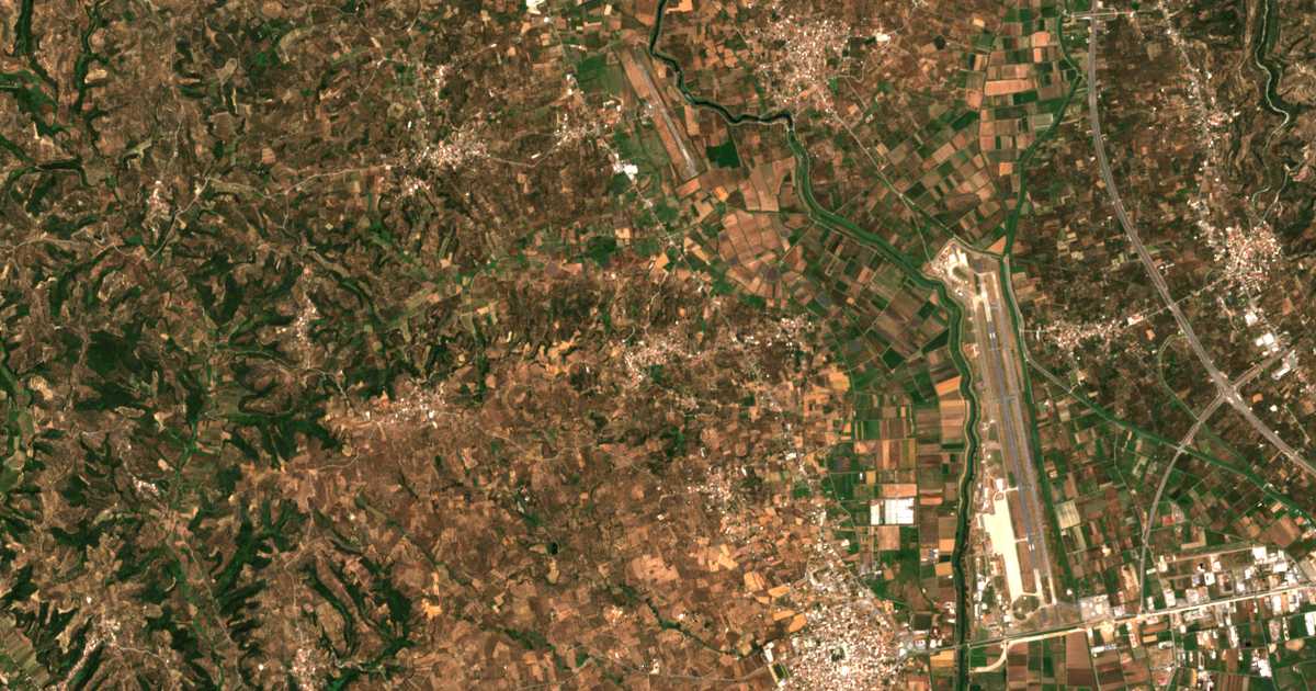 Mapa por satélite de Karterólion
