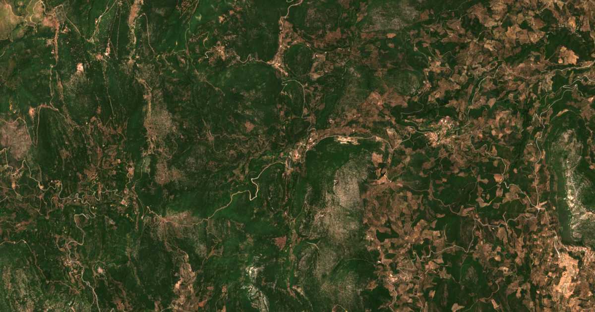 Mapa por satélite de Kefalinós