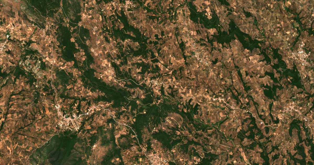 Mapa por satélite de Kourtákion