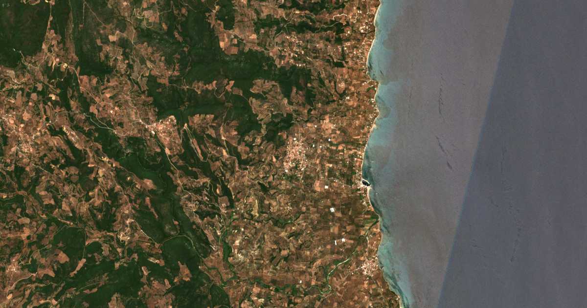 Mapa por satélite de Longá
