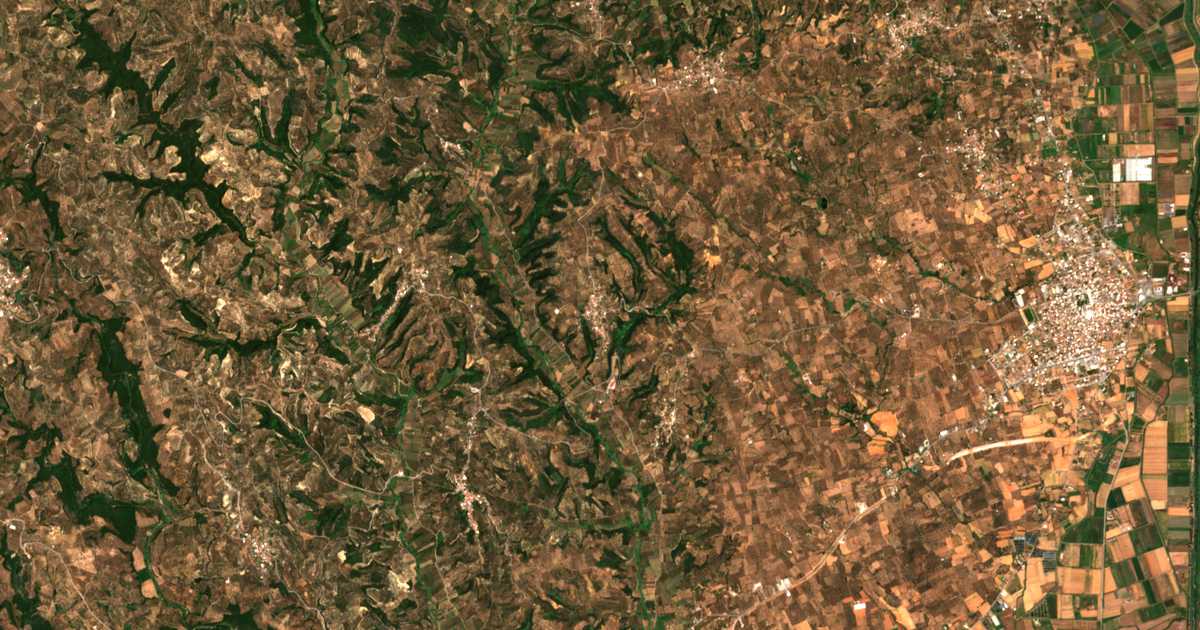 Mapa por satélite de Lykótrafos