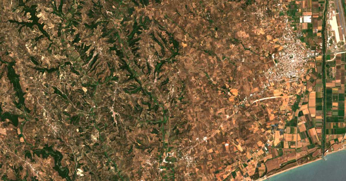 Mapa por satélite de Mádena