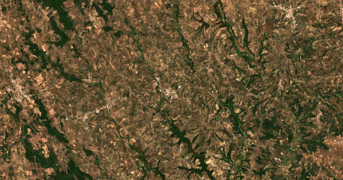 Mapa por satélite de Mánesis
