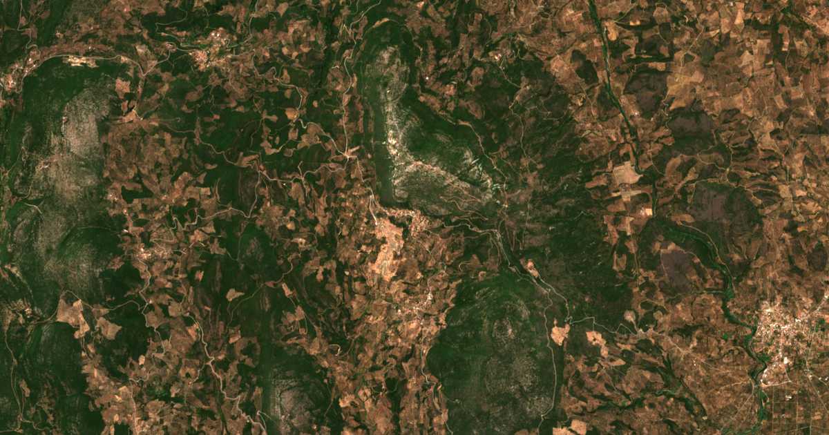 Mapa por satélite de Mavrommátion