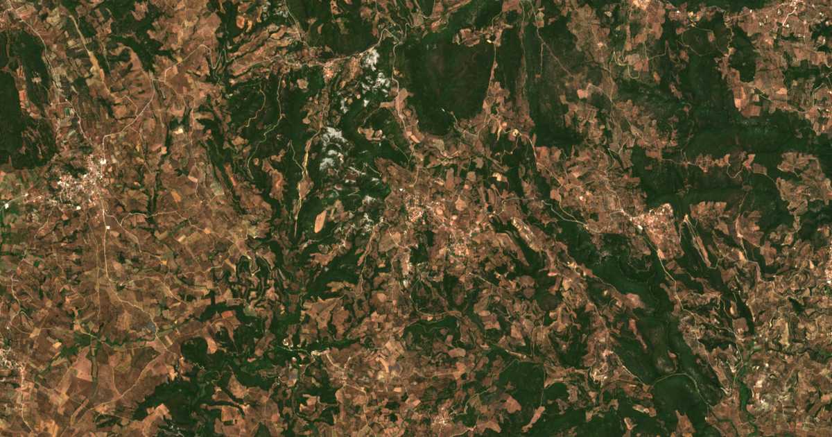Mapa por satélite de Milítsa