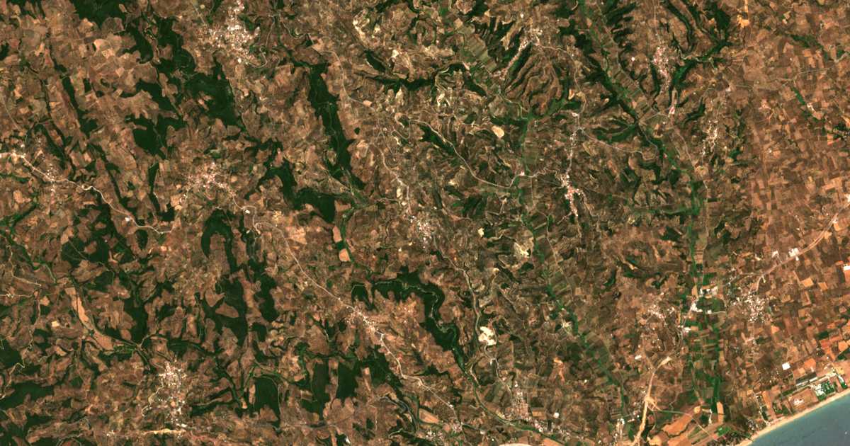 Mapa por satélite de Neochórion