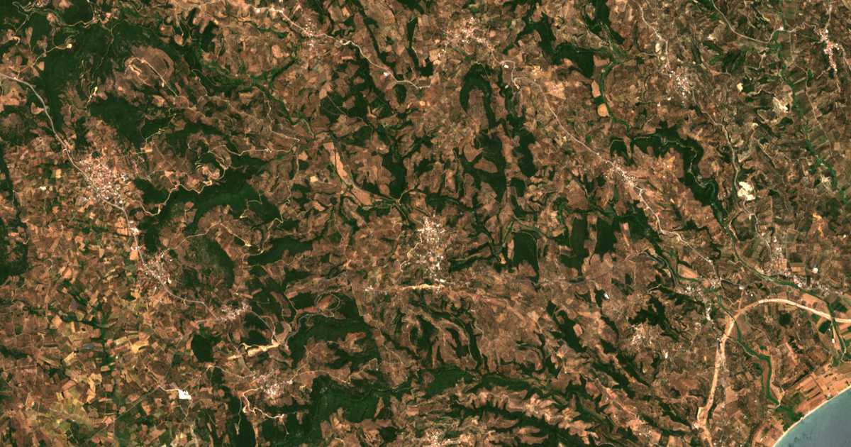Mapa por satélite de Nerómylos