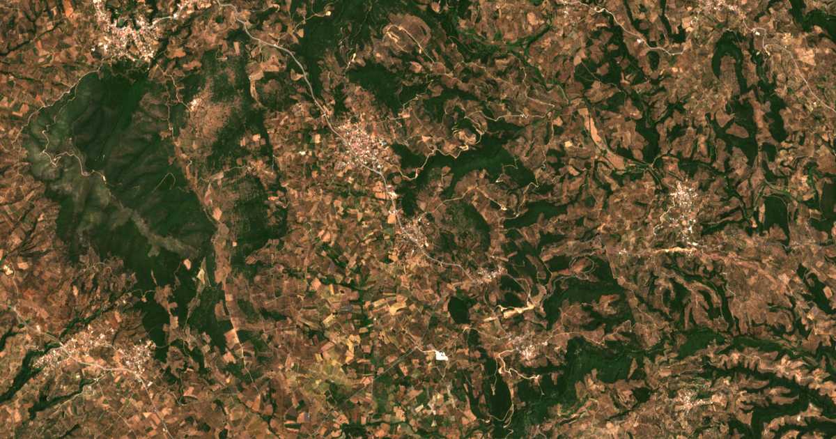 Mapa por satélite de Petrítsion
