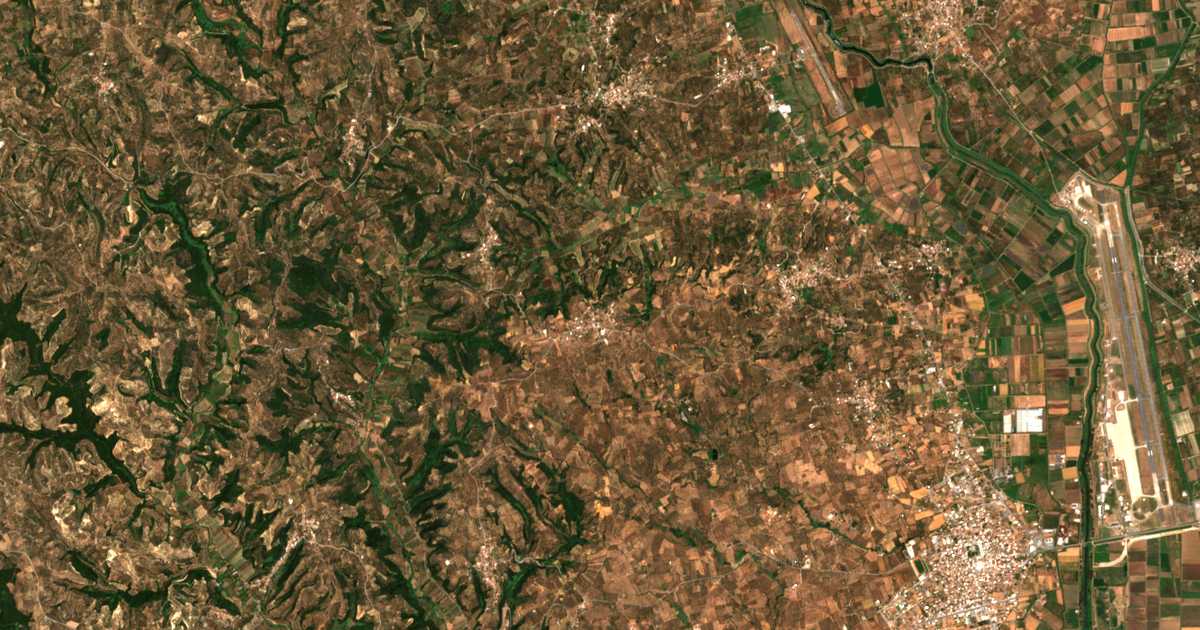 Mapa por satélite de Pilalístra