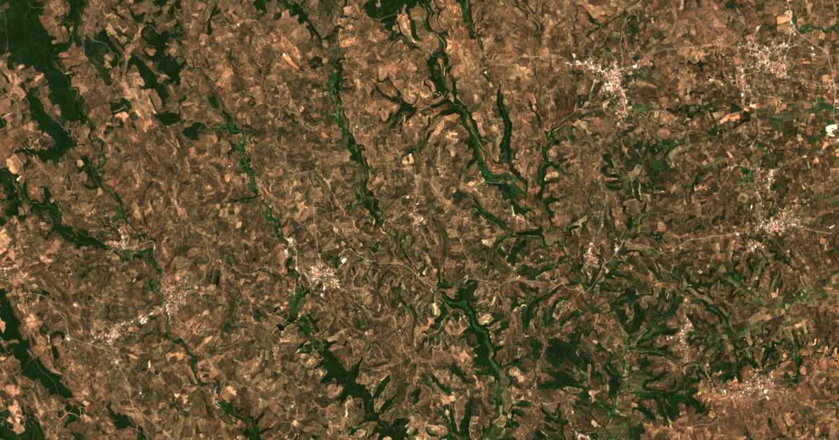 Mapa por satélite de Polýlofos