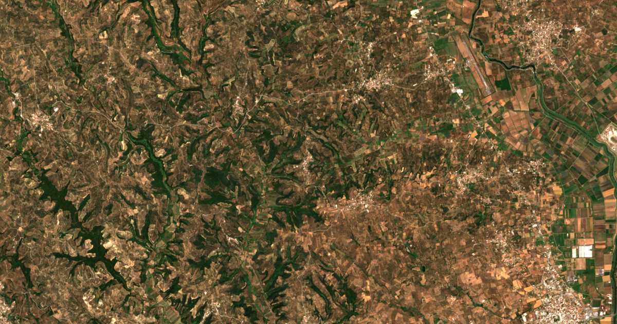 Mapa por satélite de Spitálion