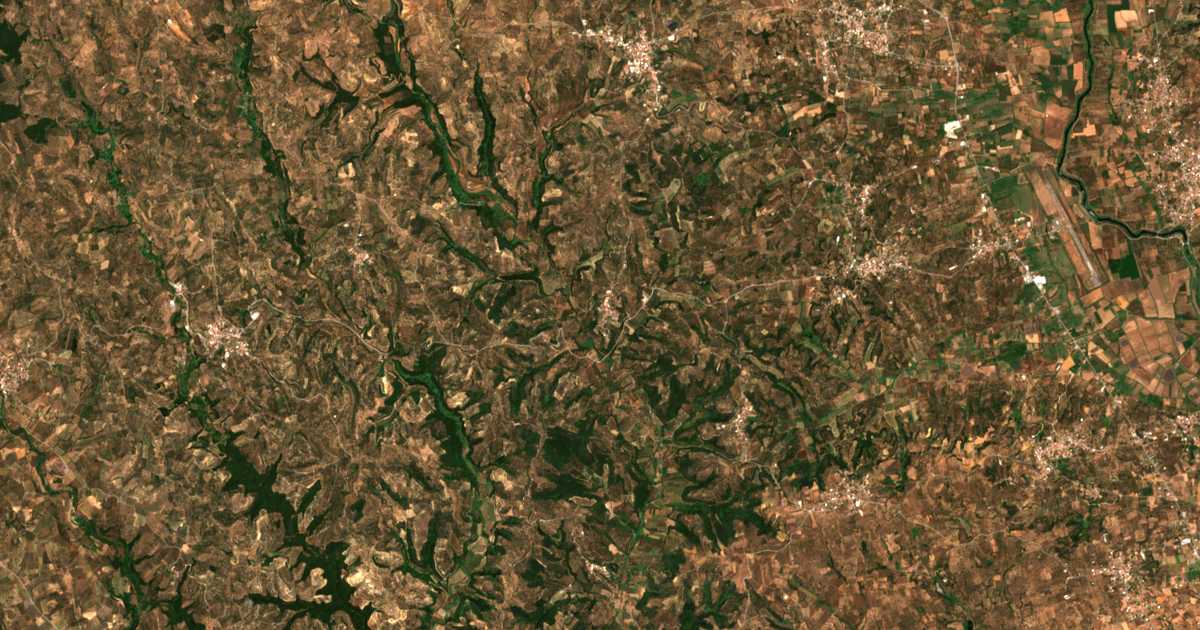 Mapa por satélite de Vasiláda