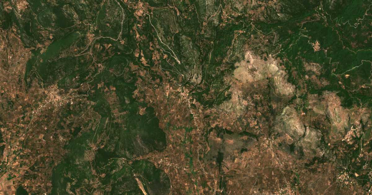 Mapa por satélite de Káto Mélpeia