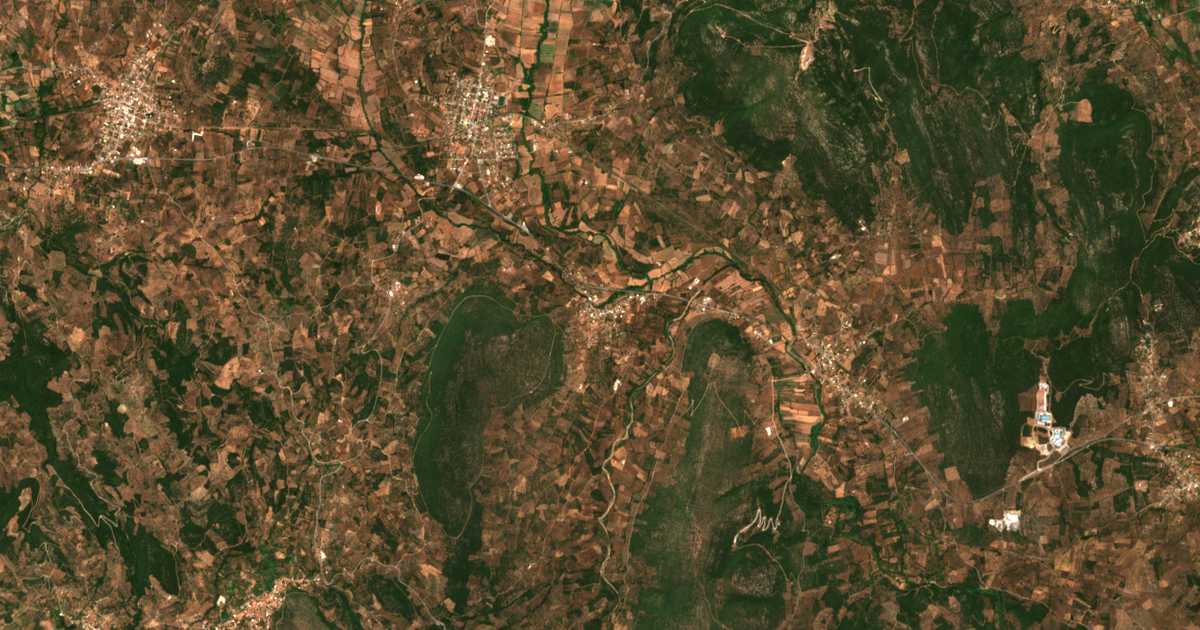 Mapa por satélite de Kóklas
