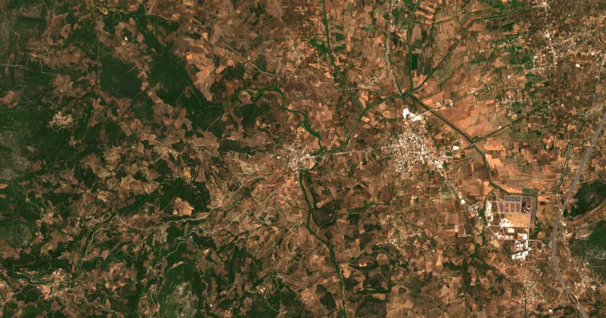 Mapa por satélite de Neochórion