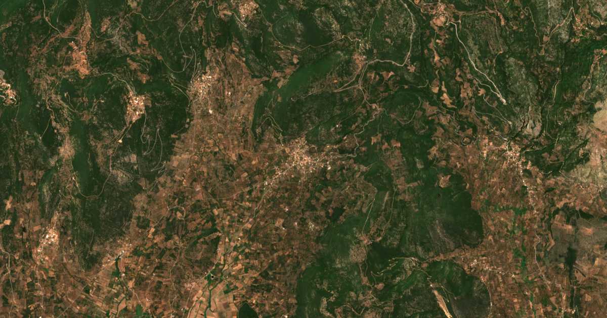 Mapa por satélite de Psárion