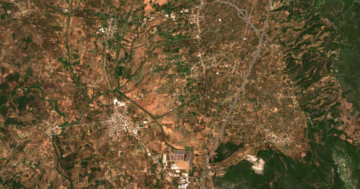 Mapa por satélite de Solákion