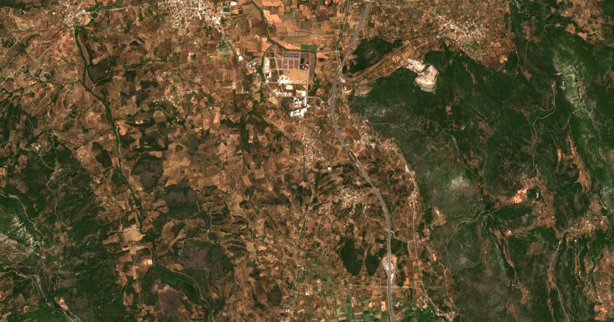 Mapa por satélite de Stathmós