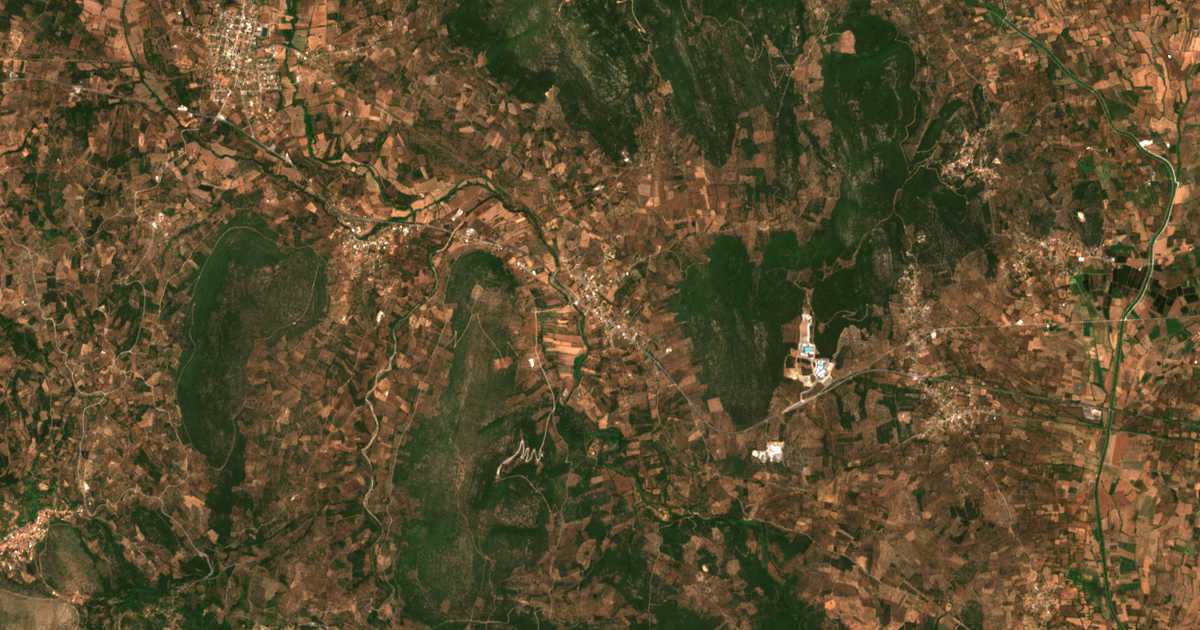 Mapa por satélite de Vasilikón