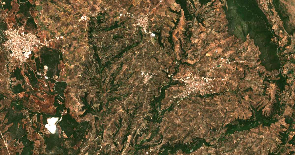 Mapa por satélite de Ampelófyton