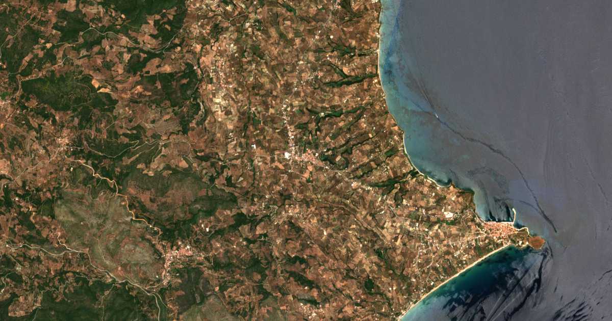 Mapa por satélite de Charakopió