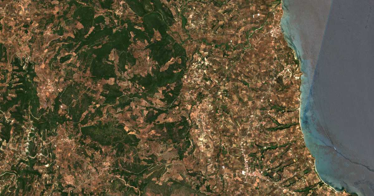 Mapa por satélite de Chomaterón