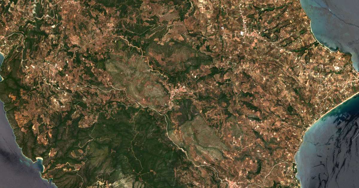 Mapa por satélite de Chrysokellariá