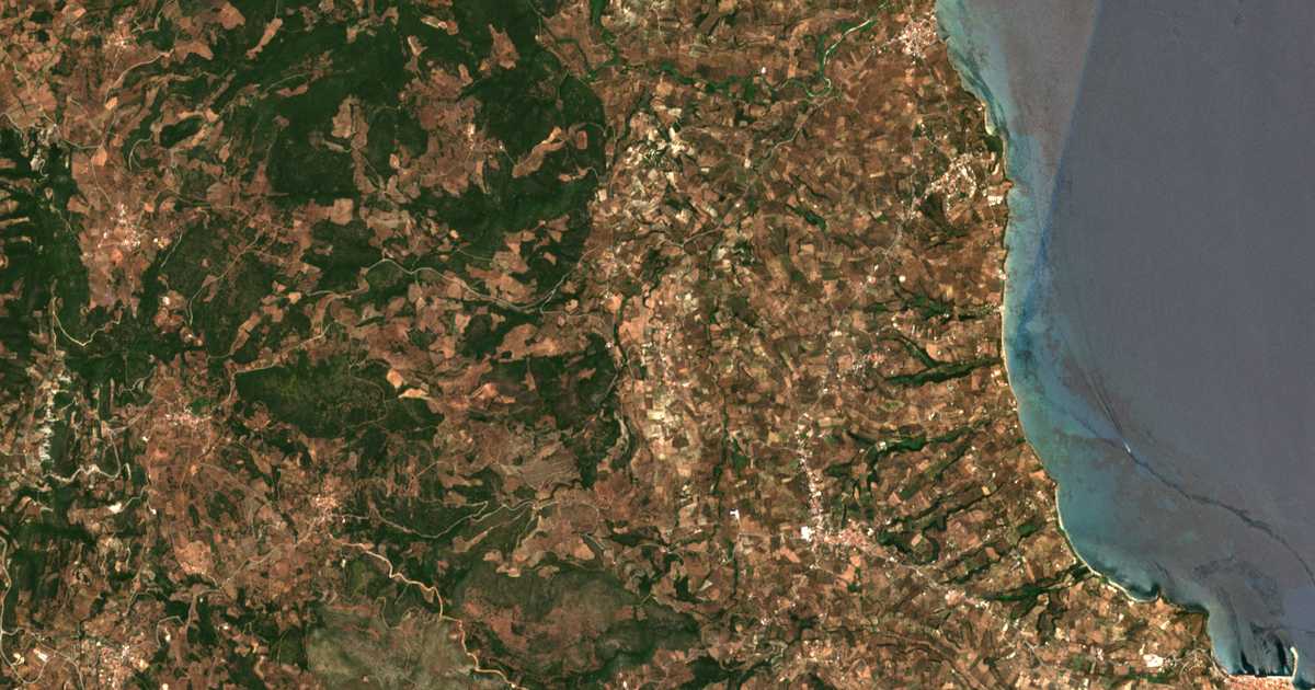 Mapa por satélite de Falánthi