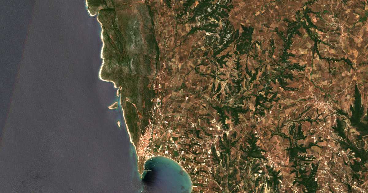 Mapa por satélite de Gefýri