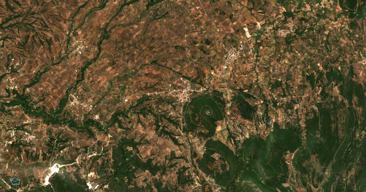 Mapa por satélite de Chandrinós