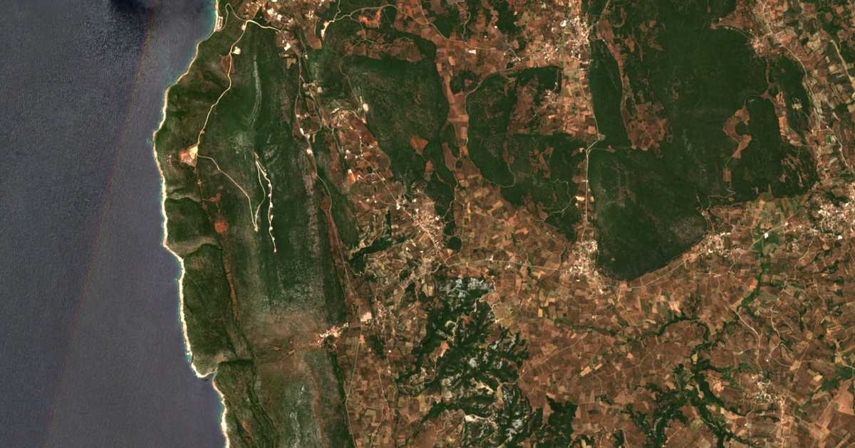 Mapa por satélite de Mesochórion