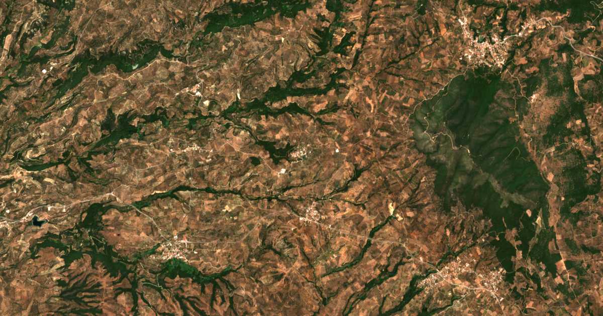 Mapa por satélite de Papulia