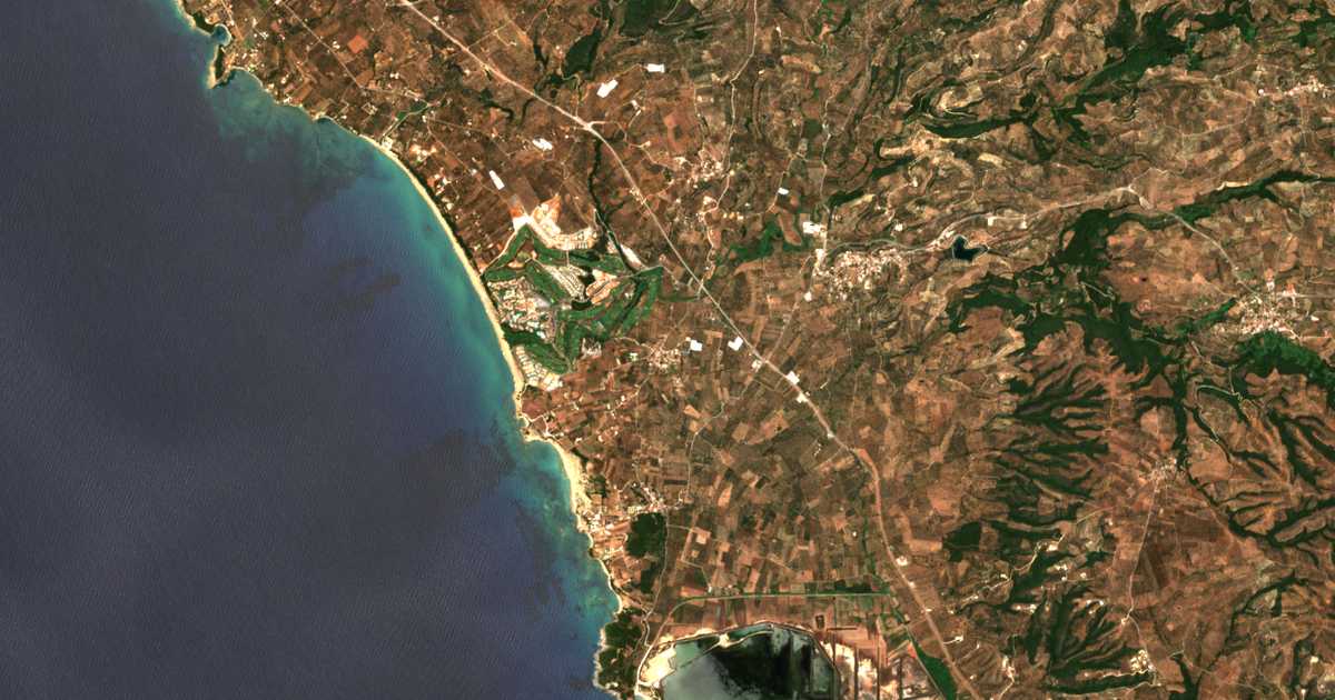 Mapa por satélite de Romanós