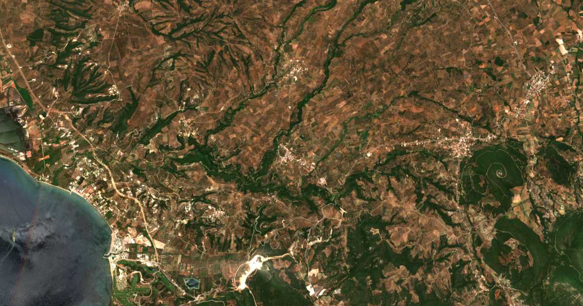 Mapa por satélite de Stenosiá