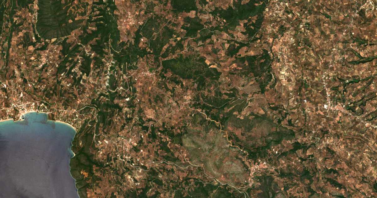 Mapa por satélite de Yámeia