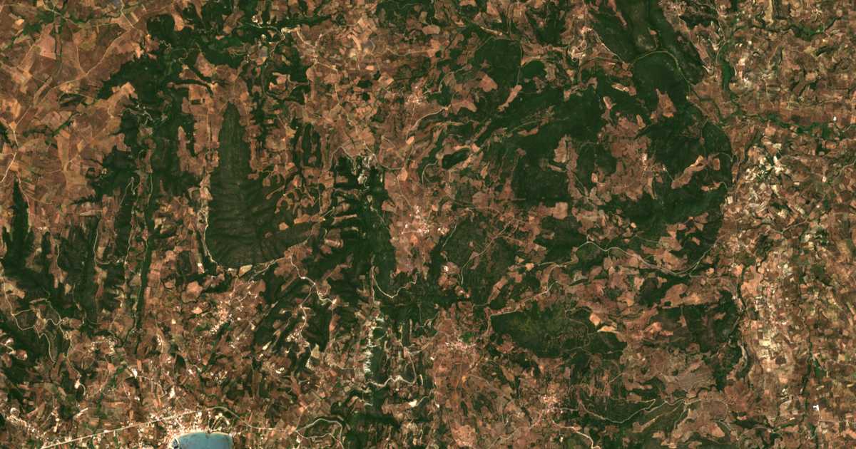 Mapa por satélite de Zizánion
