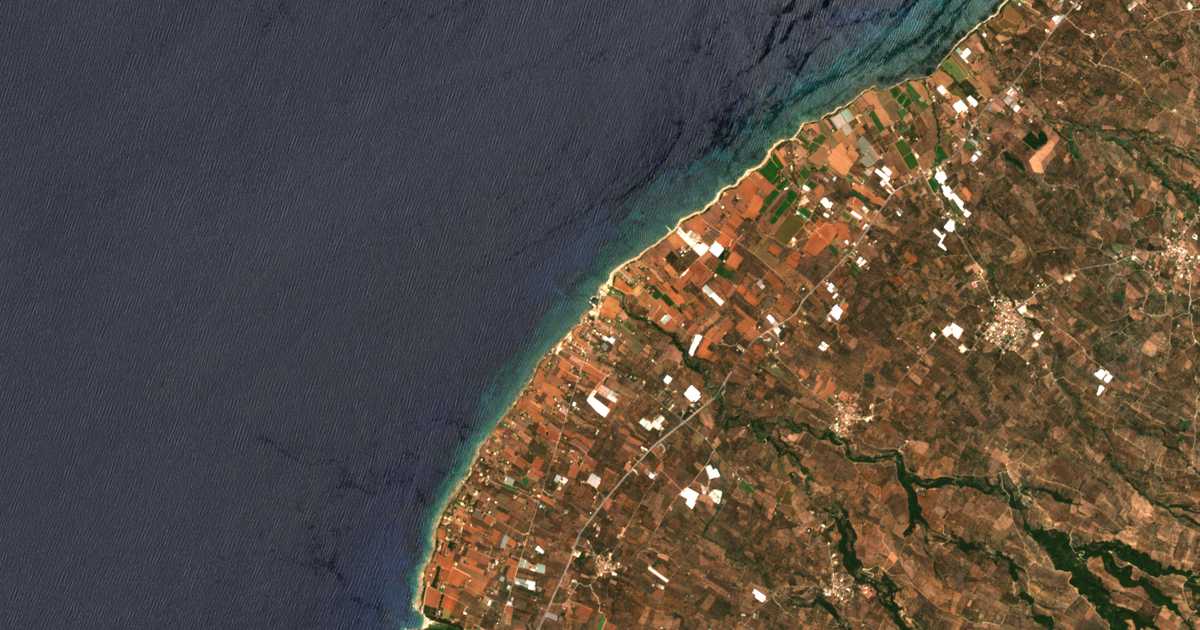 Mapa por satélite de Ágrilos