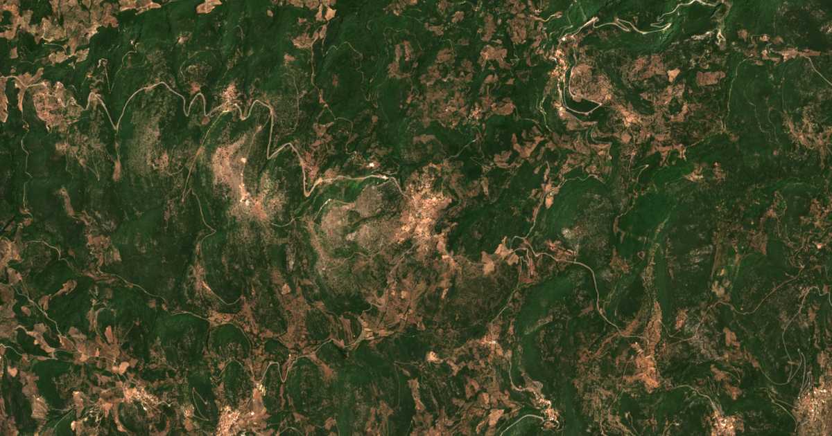 Mapa por satélite de Avlón