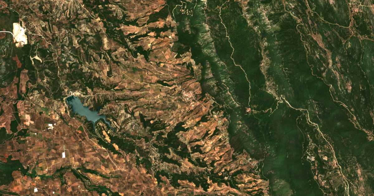 Mapa por satélite de Christianoúpolis