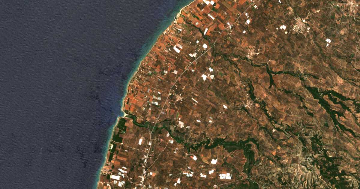 Mapa por satélite de Exochikón