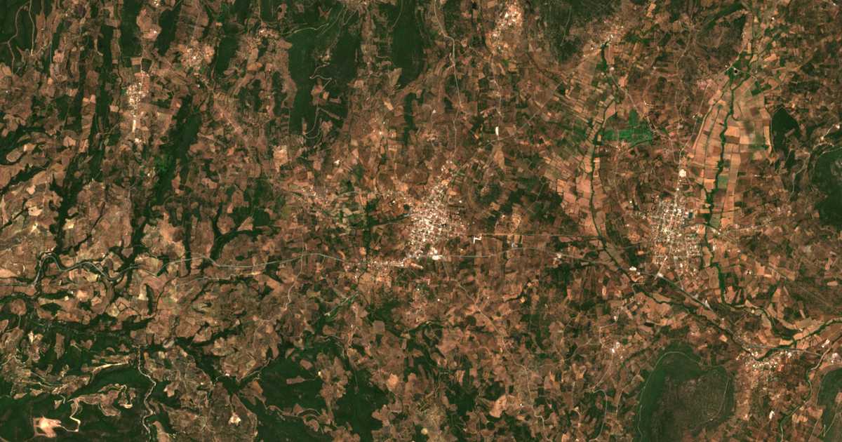 Mapa por satélite de Kopanáki